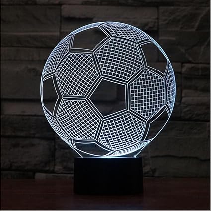 Fußball bunten Lichtgradienten LED-Nachtsicht-stereoskopische 3D