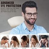 Himwein Blue Light Blocking Glasses - Anti Glare Clear Lenses Unisex view 5