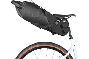 Rhinowalk Waterproof Bicycle Back Rack Bag Tail Bag Large Capacity Bicycle Bag Under Seat Rainproof Mountain Bike Saddle Bag 