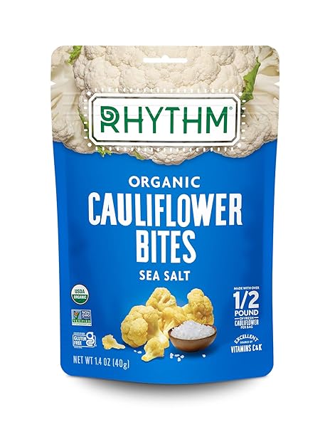 RHYTHM SUPERFOODS, ORGANIC SEA SALT CAULIFLOWER BITES, 1.4...
