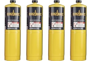 Bernzomatic Pre-Filled MAP-Pro Gas Torch Style Cylinder 14.1 oz (Pack of 4)