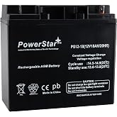 PowerStar 12V 18Ah CB19-12 Sealed Lead Acid AGM Rechargeable Deep Cycle Battery