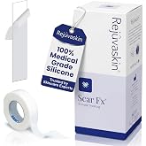 Rejuvaskin Scar Fx Silicone Sheeting, Silicone Tape for Long Surgical Scars, 1 Sheet, Soften, Flatten &amp; Reduce The Appearance of Scars (1 Inch x 12 Inches)