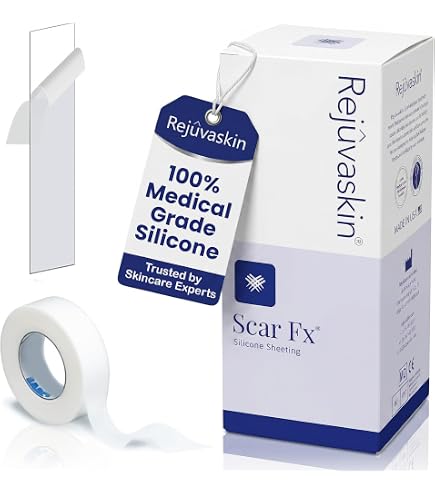 Amazon.com: Rejuvaskin Scar Fx Silicone Scar Therapy, Size Of