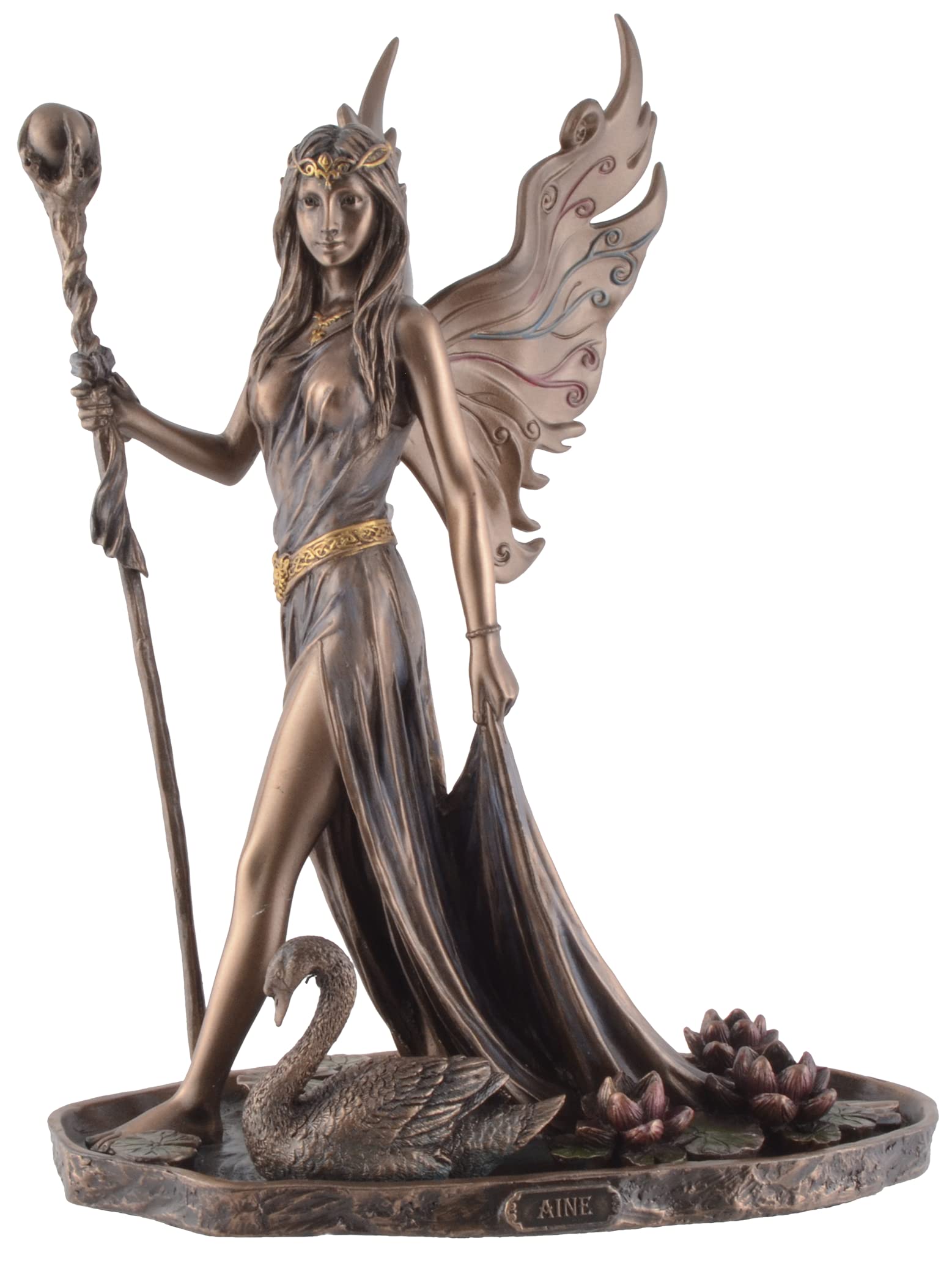 Aine Celtic Fairy Queen - Bronzed and Coloured by Veronese