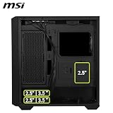 MSI MAG FORGE 330R AIRFLOW Mid Tower Case Black 3x120 Front 3x120 Top view 5