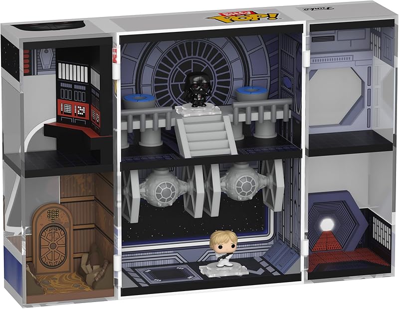 Bitty POP! Box Bundle: Star Wars - Bitty Box and 10 Mini Figures - Luke Skywalker, Darth Vader, Han Solo and more
