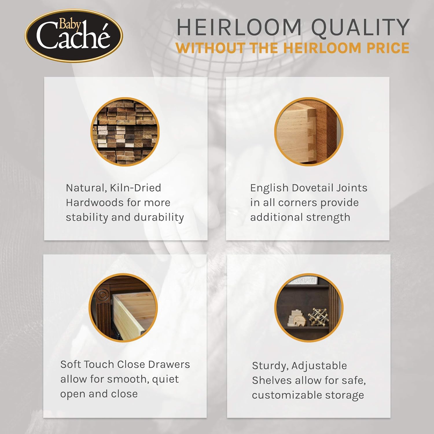 baby cache changing table