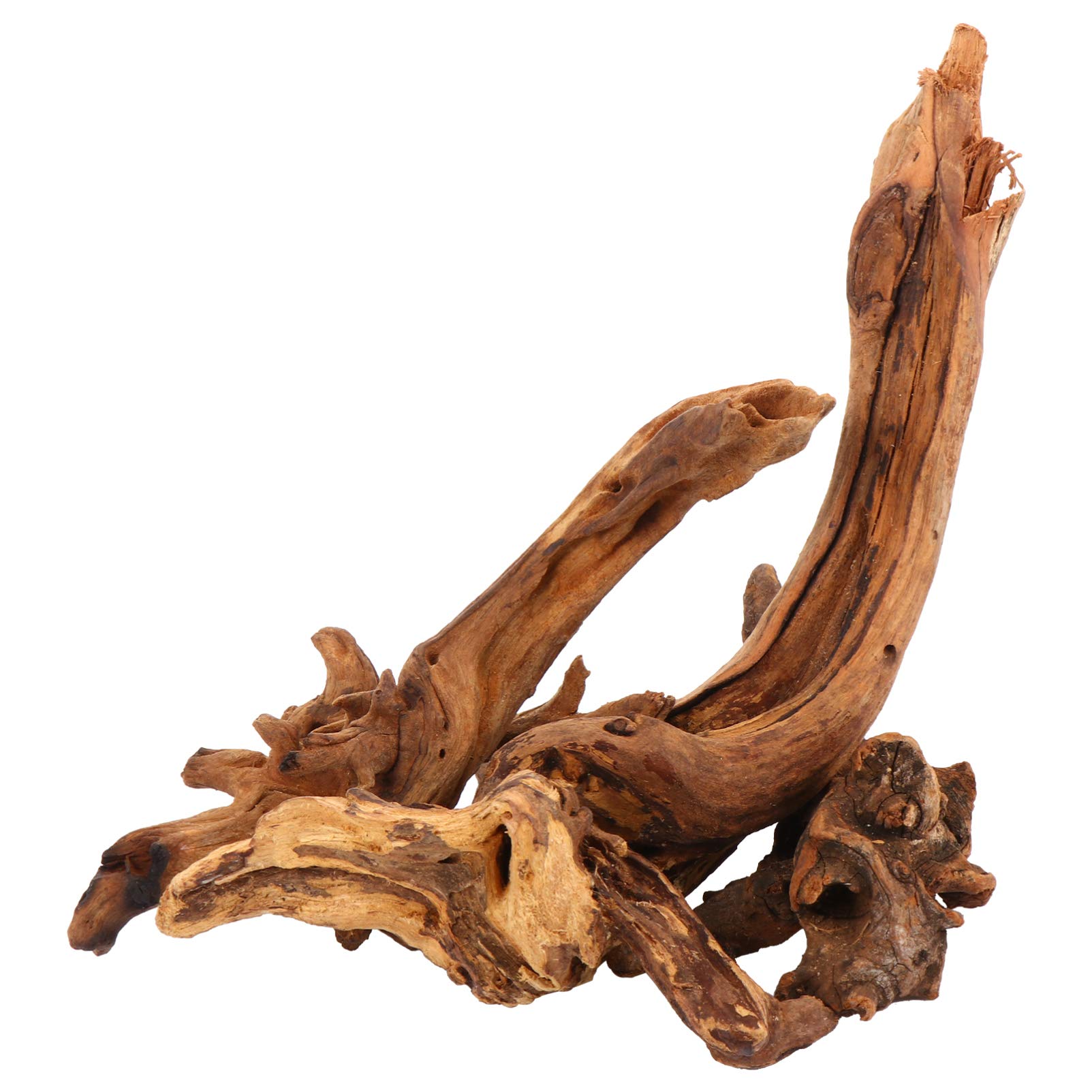 Balacoo Aquarium Resin Driftwood Decoration- 3 Pieces Simulated Stump Decoration Artificial Fish Tank Cave Hideout Wood Decor Freshwater Ornament