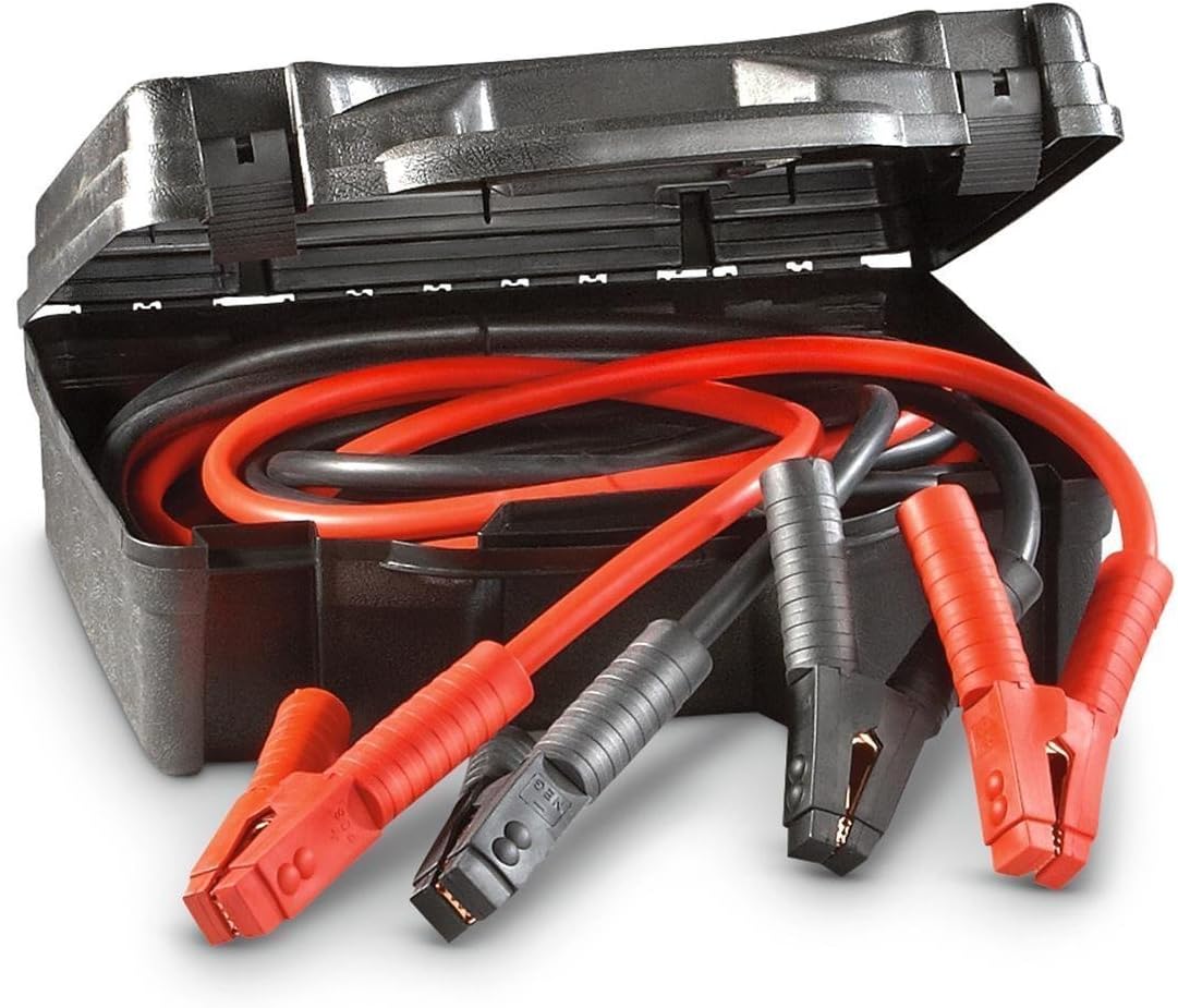 Industrial Jumper Booster Cables 1000 Amp 1 Gauge 25 Feet Super Duty Automotive