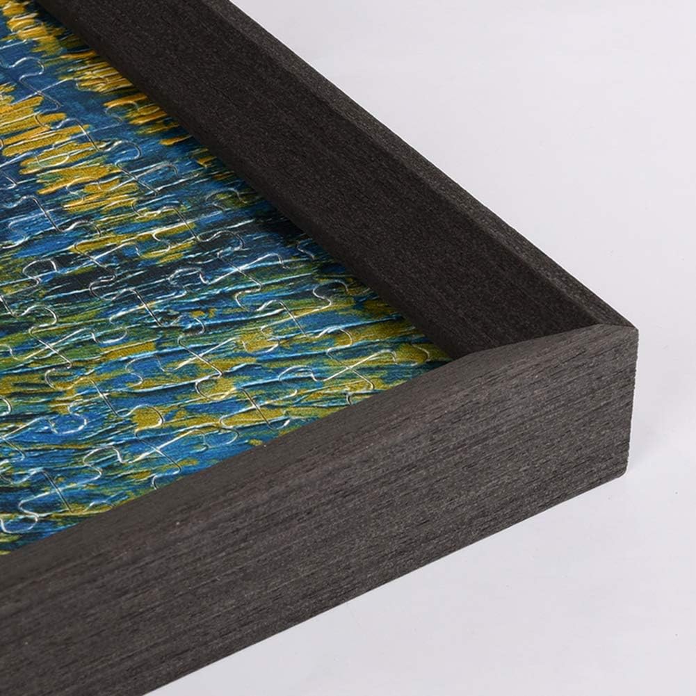 HZW Frame for Puzzles 300/500/1000/1500/2000 Piece Puzzle Frame Solid Wood Jigsaw Puzzle Accessory Poster Frame Picture Photo Frame Certificate Frame,A,38.5x26.5cm/15x10 inch