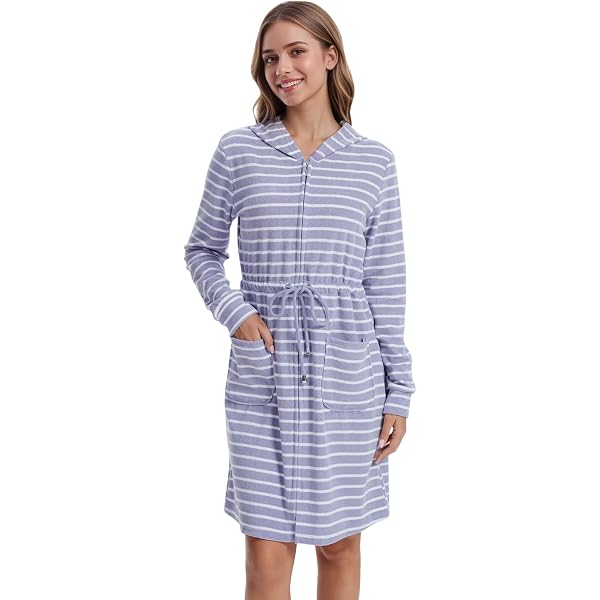 Amazon.com: Undercover Ladies Zip Towelling Robe LN728 Lilac 10-12 :  Clothing, Shoes & Jewelry