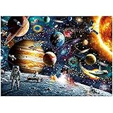 1000 Pieces Jigsaw Puzzle Men in Outer Space View
