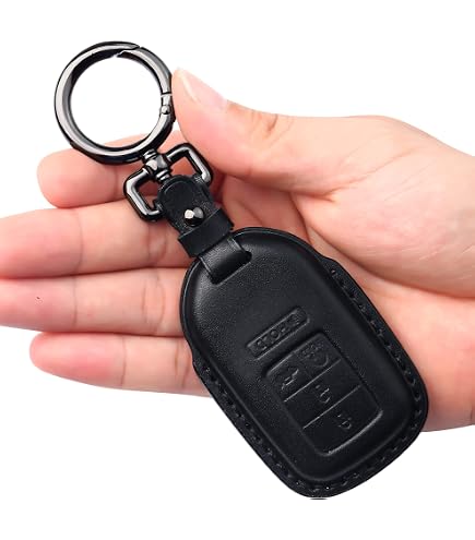 thumbnail image 2 of Leather Car Remote Key Cover Case – For Honda Civic, Accord, CR-V, Pilot (PU Leather) 2 of 3