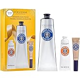 L’Occitane Nourishing Mani‑Pedi Gift Set, Shea Butter Skincare Trio, Self Care Daily Repair Essentials, Hand & Foot Cream and Cuticle Oil