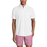 Lands' End Men's Short Sleeve Seersucker Shirt