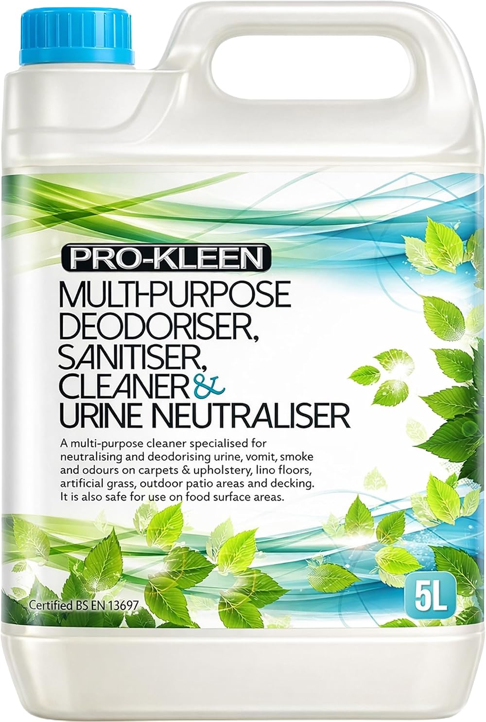 Pro-Kleen Multi-Purpose Deodoriser Disinfectant Sanitiser 5L UK EN