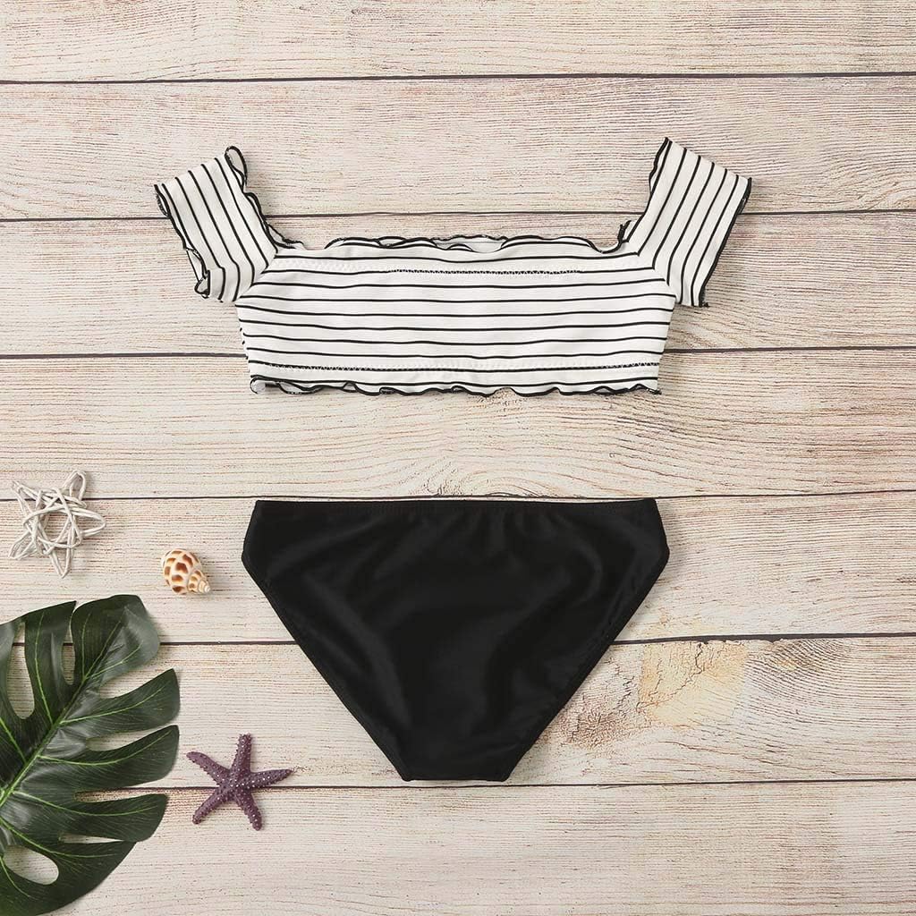 striped bathing suit two piece