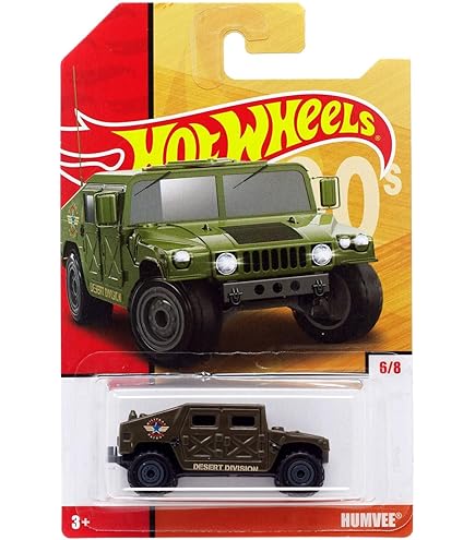 Hot Wheels Hummer General Corps PK5 – 2002 Rouge 1/64 Très Bon état