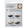 We R Memory Keepers Eyelets for Scrapbooking, Warm Metal, Standard (41583-1)