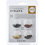 We R Memory Keepers Eyelets for Scrapbooking, Warm Metal, Standard (41583-1)