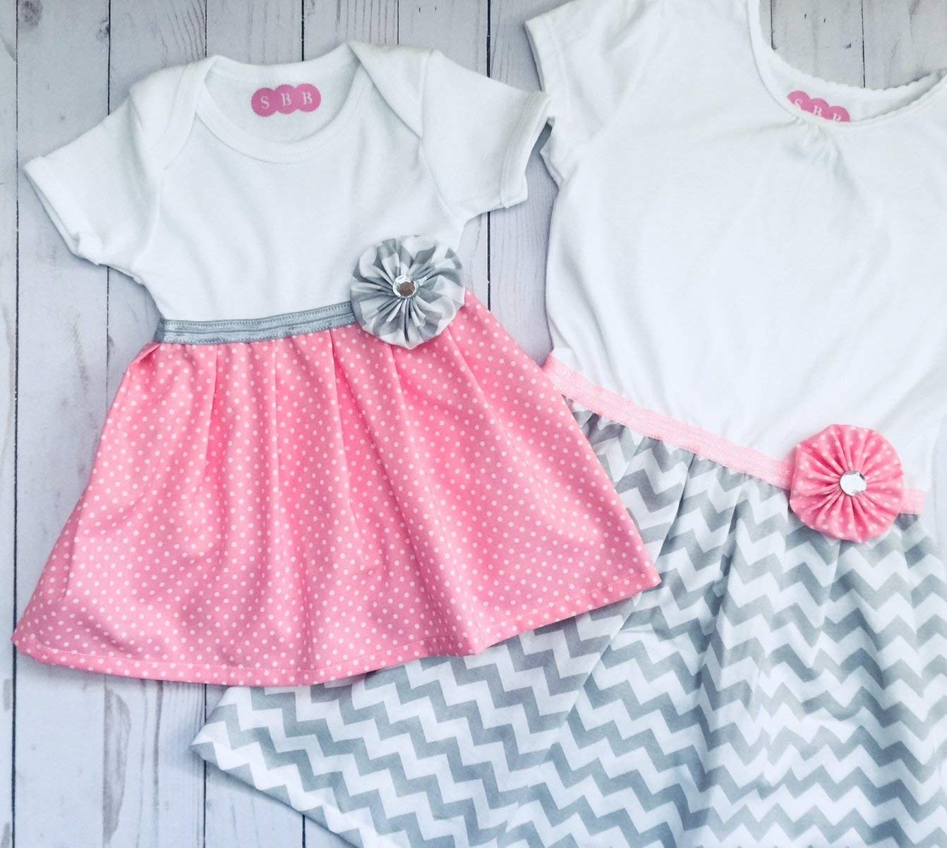 coordinating sister dresses