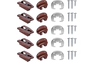 CHENYU for Kenlin Rite-Trak II Drawer Slides Replacement 5 Sets of Rite Track 2 Drawer Repair Parts for Dresser and Nightstand Drawers - 168 Track Guides (5)