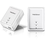 TRENDnet Powerline 500 AV Nano Adapter Kit, TPL-406E2K, Includes 2 x TPL-406E Adapters, Cross Compatible with Powerline 600/5