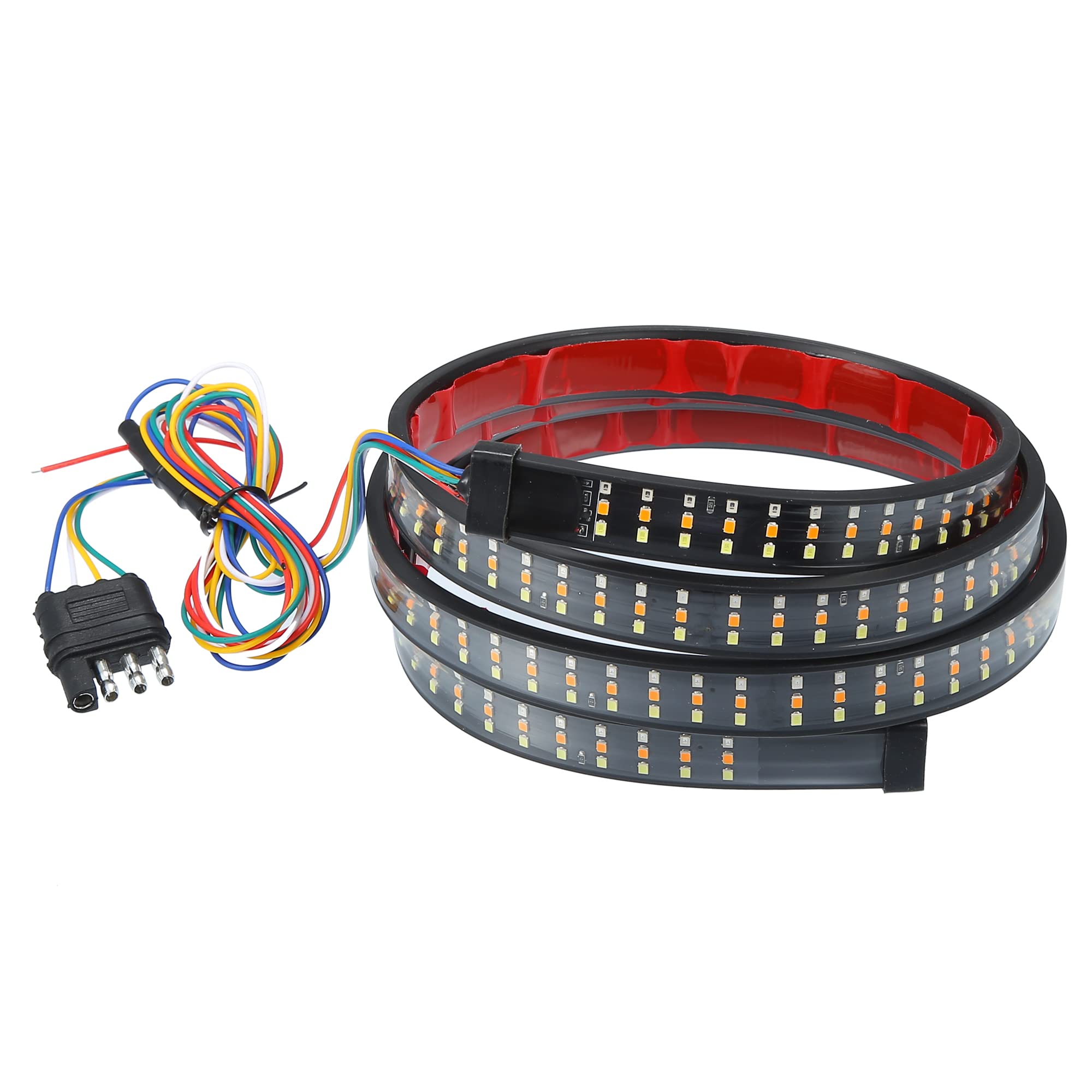 Photo 1 of X AUTOHAUX 60 Inch Tailgate Light Bar 432 LED Light Strip Reverse Brake Turn Signals Strobe Lights for Chevy Silverado for Ford F150 F250 for Ram 1500 2500 3500 Truck RV