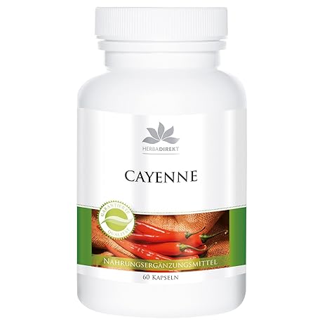 Herbadirekt - CAYENNE - Capsicum frutescens mit Capsaicin