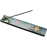 Incense Holder for Sticks, Ceramic Incense Burner with Ash Catcher, Aesthetic Decor for Home, Room & Office, Unique Gifts for Housewarming Yoga, Meditation & Spa