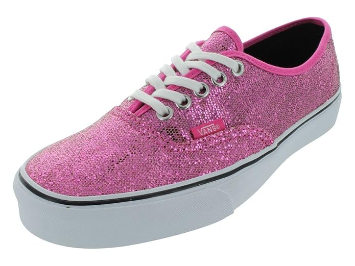 pink sparkly high top vans