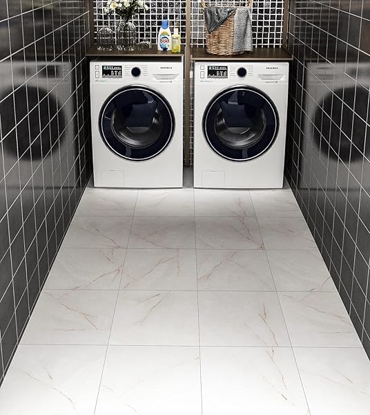 FUNSTICK MATTE GREY PEEL AND STICK FLOOR TILE STICKERS WATERPROOF 12X12 INCH 15 PACK PINK MARBLE SELF ADHESIVE VINYL FLOORING PEEL AND STICK FLOOR TILES FOR BATHROOM KITCHEN LAUNDRY ROOM REMOVABLE