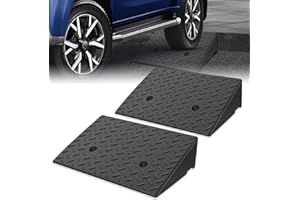 D SOLUTIONS Rubber Curb Ramp, 5.5" Rise, Sidewalk Ramp for Forklift, Car, Wheelchair, Bike, Driveway & Garage