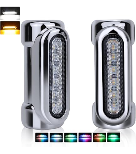 BAR ライト Amazon.com: OPL5 Motorcycle Highway Bar Lights Switchback Driving