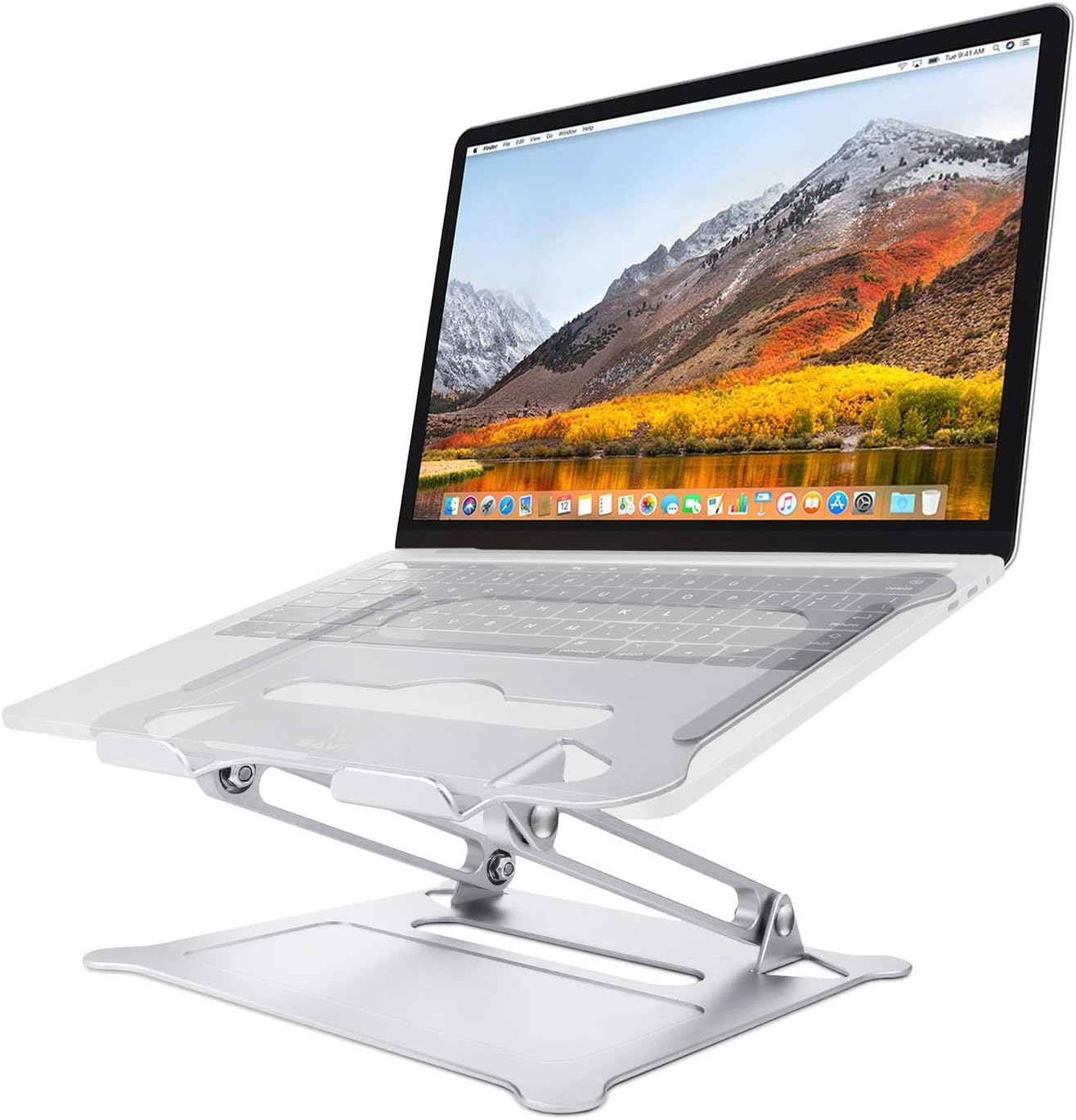 Laptop Notebook Stand, Laptop Riser Portable with Mouse Pad Fully