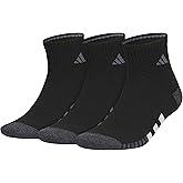adidas mens Cushioned Quarter Ankle Socks (3-pair Pack)