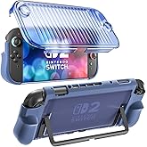 Honghao Dockable Case for Nintendo Switch 2 , Pro Travel Integrated Cover for Switch 2 2025,Foldable Case for Nintendo 2 Joycon (Blue)