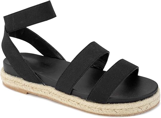 elastic strap espadrille