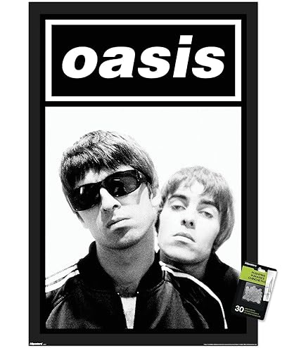 oasis ポスター Amazon.com: Trends International Oasis - Black and White
