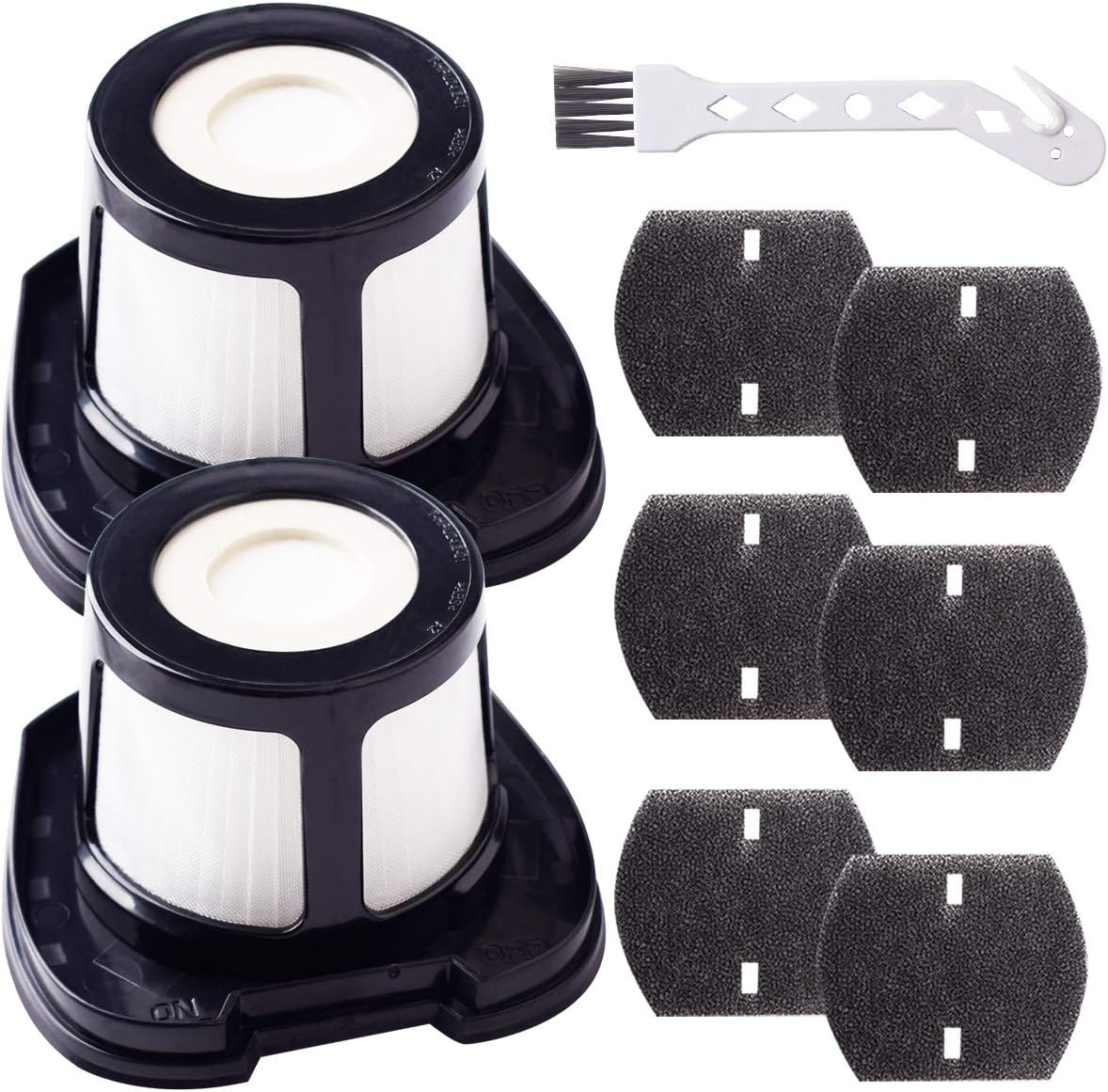 4-Pack Replacement Vacuum Filter For Bissell 1782 17823 Pet Hair Eraser Hand Vac - E.LUO