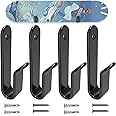 FOROIRON Horizontal Snowboard Wall Mount Clips Snowboard Wall Rack Snowboard Mount Storage Snowboard Display Wall Mount for Room, Garage
