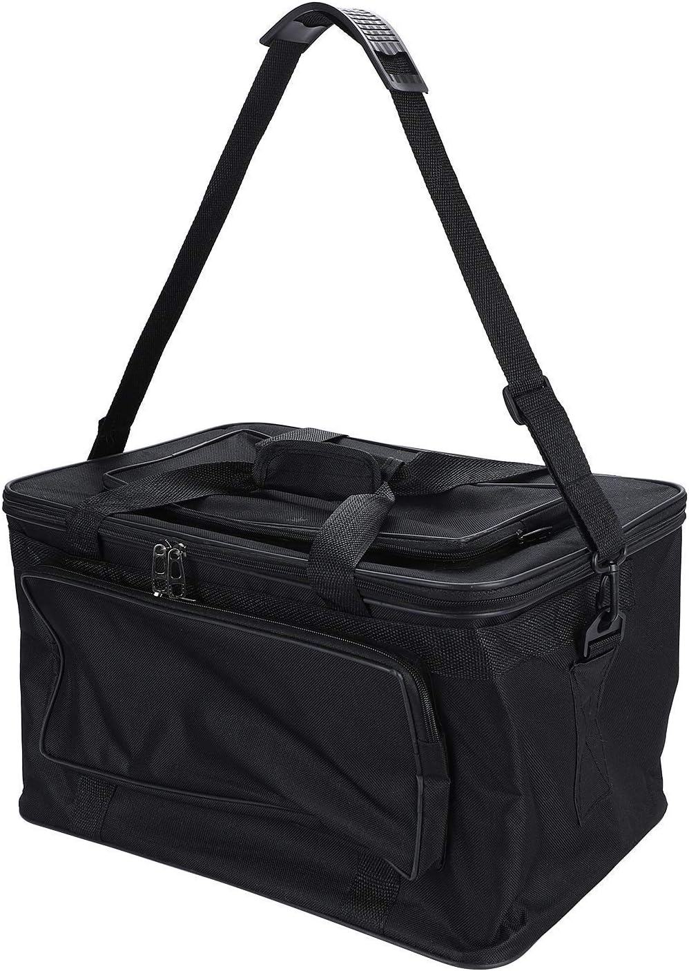 ITODA Large Art Supply Carrier Bags Waterproof Art Tool Bag Messenger Bag Organizer Craft Storage Tote Bag Case Carry-All Box with Handle Shoulder Strap for Palette Paints Brushes Pen Pencil Book