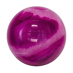 Amazing Gemstone Pink Onyx Crystal Ball with Stand