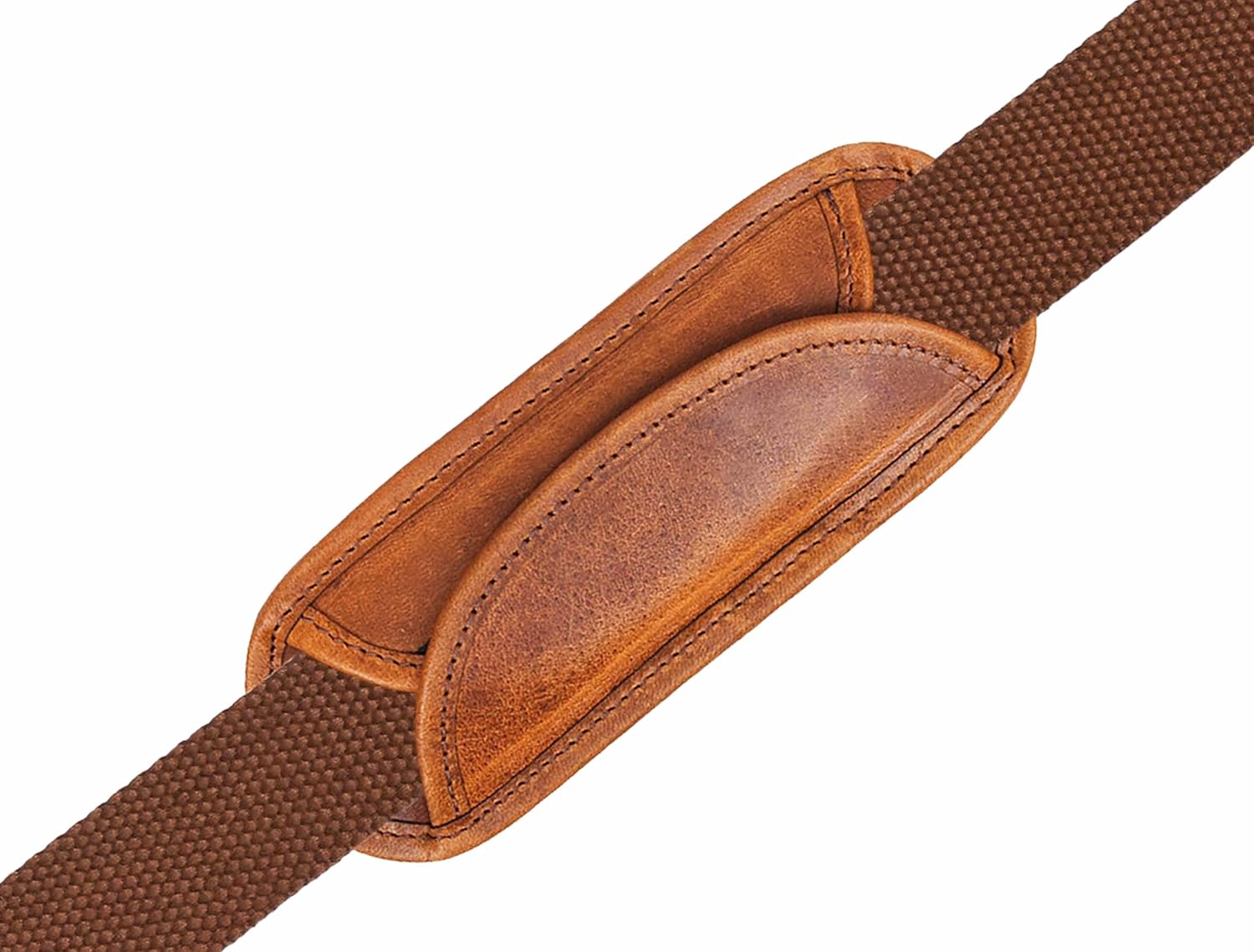 Replacement Shoulder Pad for Camera,Backpack,Messenger,Laptop,Guitar,Bag by Aaron Leather Goods (Brown)