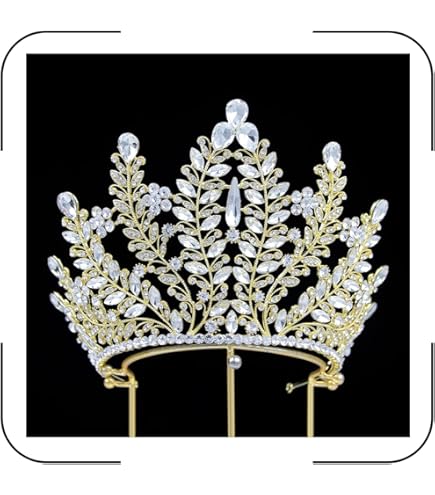 Amazon.com : Wiipu Miss Universe Mikimoto Crown Huge Pearl Bride