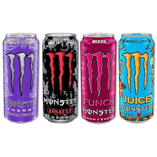 Monster Energy Drink Mixed Case 24 Pack Can Set Selection (500ml