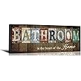 Bathroom Wall Decor Inspirational Quotes Farmhouse Bathroom Decor Bathroom Signs Farmhouse Bathroom Decor Country Bathroom Decor Bathroom Sign Decor Bathroom Decor Wall for Room Decor (17''W x 6''H)