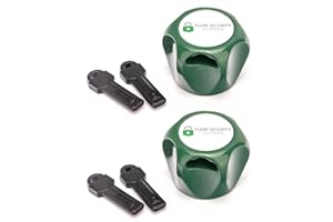 The Flow Security Systems Faucet Lock II | Magnetic Key | Prevents Water Theft, Secures Outdoor Taps, Promotes Water Conservation | Fits Most Outdoor Hose Bibbs | FSS 500 | Keyed The Same | 2 Pack