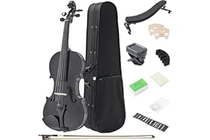 FDT&ENJOY Violin for Beginners Adults,4/4 Violin Acoustic Violins, Beginner Kit For Student Include Violin Case, Violin Rosin, Violin Bow, Violin Bridge, Violin Strings, Violin Shoulder Rest